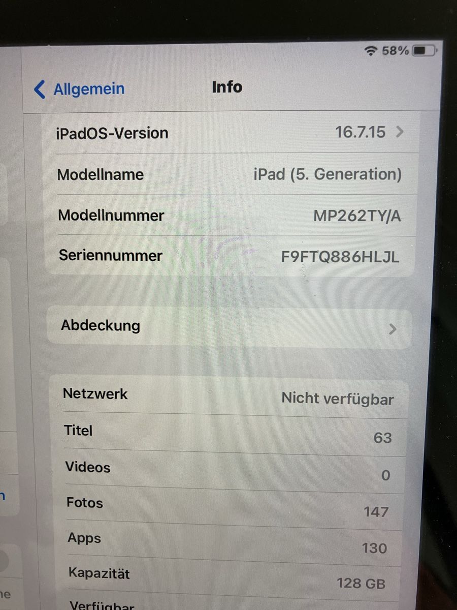 Apple Tablet PC: iPad 5.Generation 128GB – Gebraucht aus Weggis von GuidoLori 3