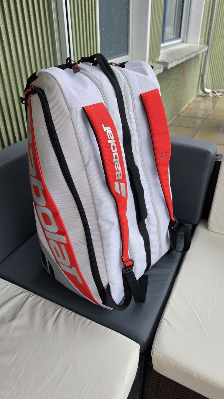 Borse: Pro Juan Lebron 2025 Padelschlägertasche- Weiß,Silber – Usato da Chur venduto da R1mac 1