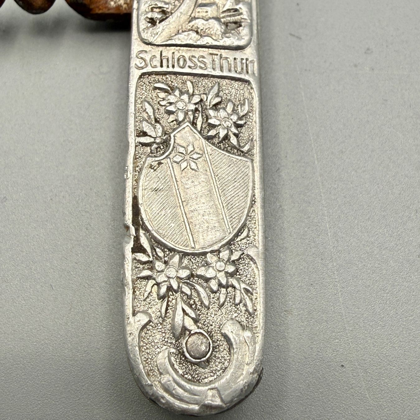 Coltelli tascabile: Antikes Alusackmesser Schloss Thun (F.Schoder Thun) – Usato da Ueberstorf venduto da Brocandi 4