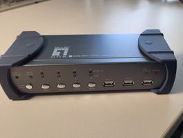 KVM-407 4 Port USB KVM Switch Hub