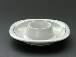 2 Eierbecher * SUOMI LINJA PLATIN * Timo Sarpaneva Rosenthal