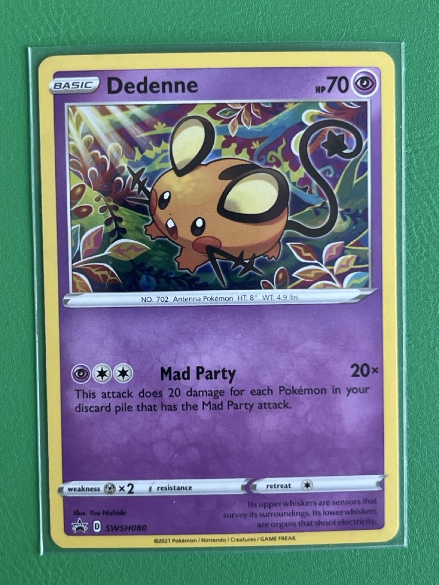 Pokémon Sammelbilder & Trading cards: Pokemon Promo Dedenne SWSH 080 EN – Neu (gemäss Beschreibung) aus Lommiswil von diti_89