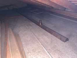 Dachrinne aus Kupfer 4.70m lang mit Ablauf und Haltebügeln