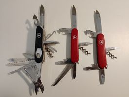 3 x Victorinox Sackmesser 
