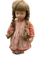 Vintage - Stoffpuppe  - 40 cm gross inkl. Ständer
