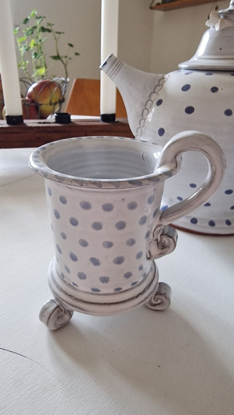 Set di piatti: Keramik Tee-Service, Vintage, Handarbeit, – Usato da Flawil venduto da neulinchen 2