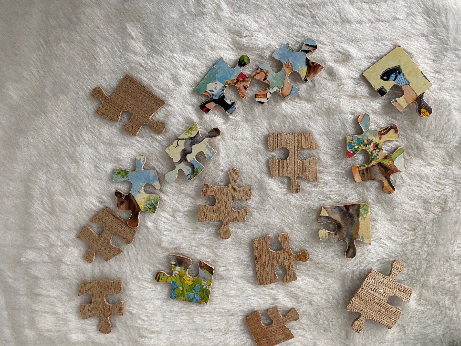 Puzzle: Puzzle aus Holz - Rotkäppchen - antik – Usato da Unterterzen venduto da bac_287t 1