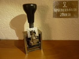 Speckert+Klein Zürich Paginierstempel 6-stellig Germany