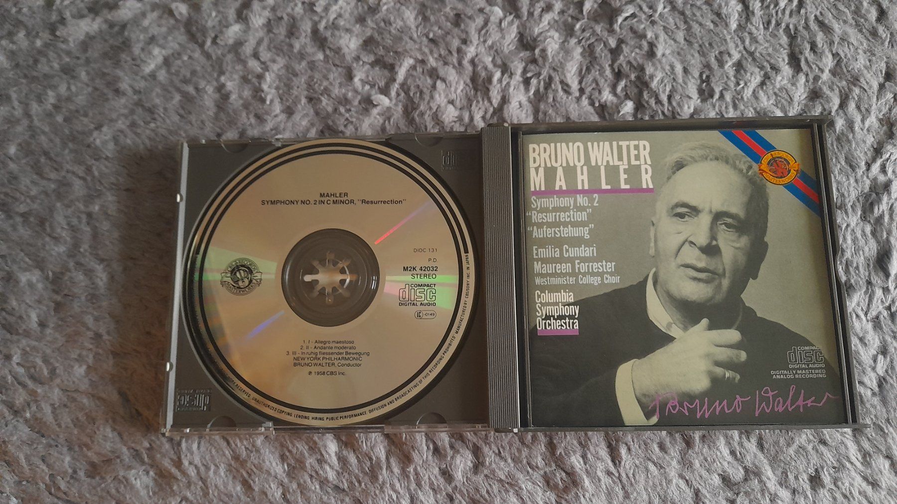 CD: BRUNO WALTER    MAHLER    SYMPHONY NO 2    CD – Usato da Wetzikon ZH venduto da Ramones01 2