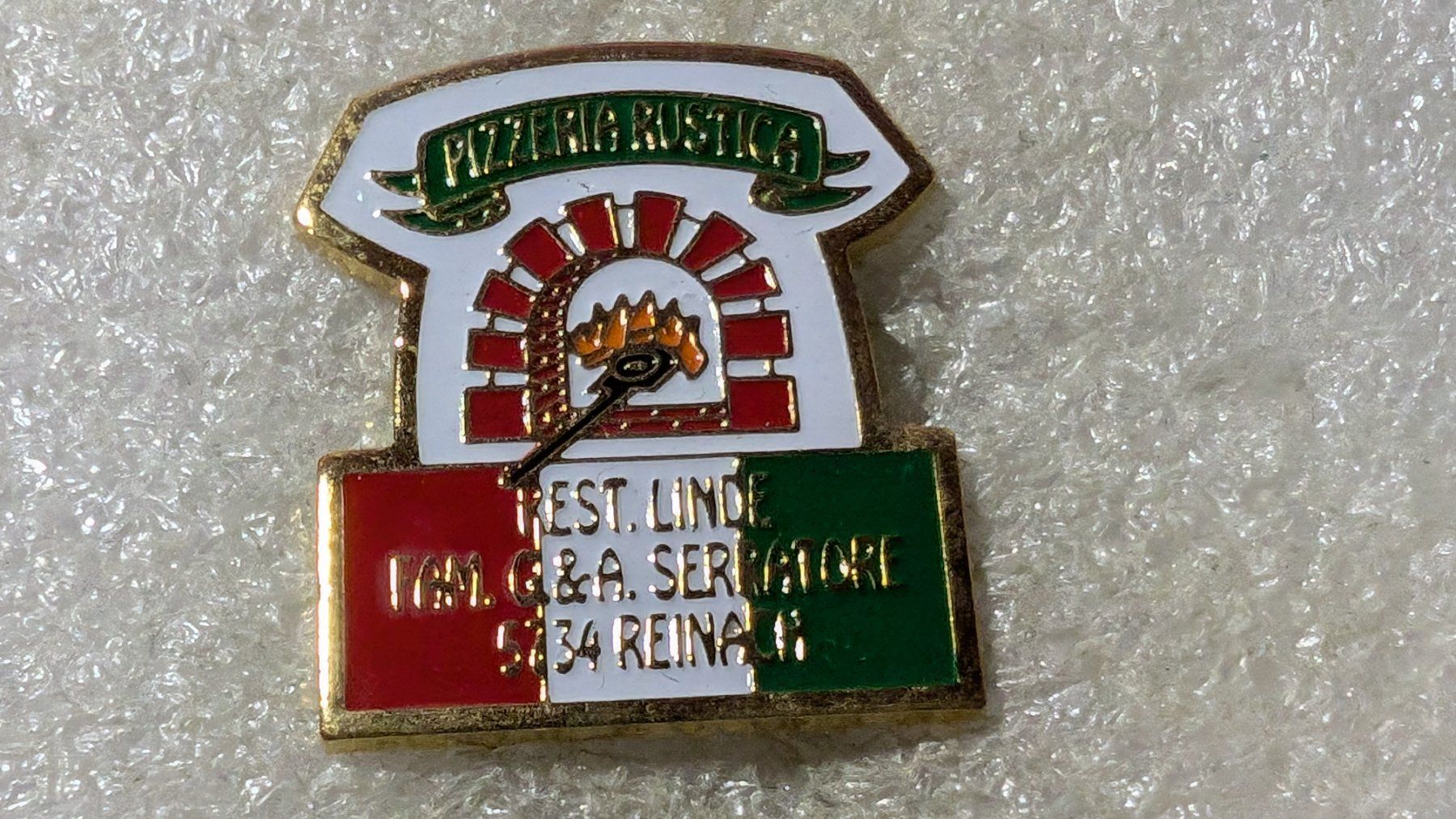 Placchette & Badge: Ansteckpin 169: Restaurant Linde Reinach – Usato da Oppligen venduto da Pin-Fall-Shop