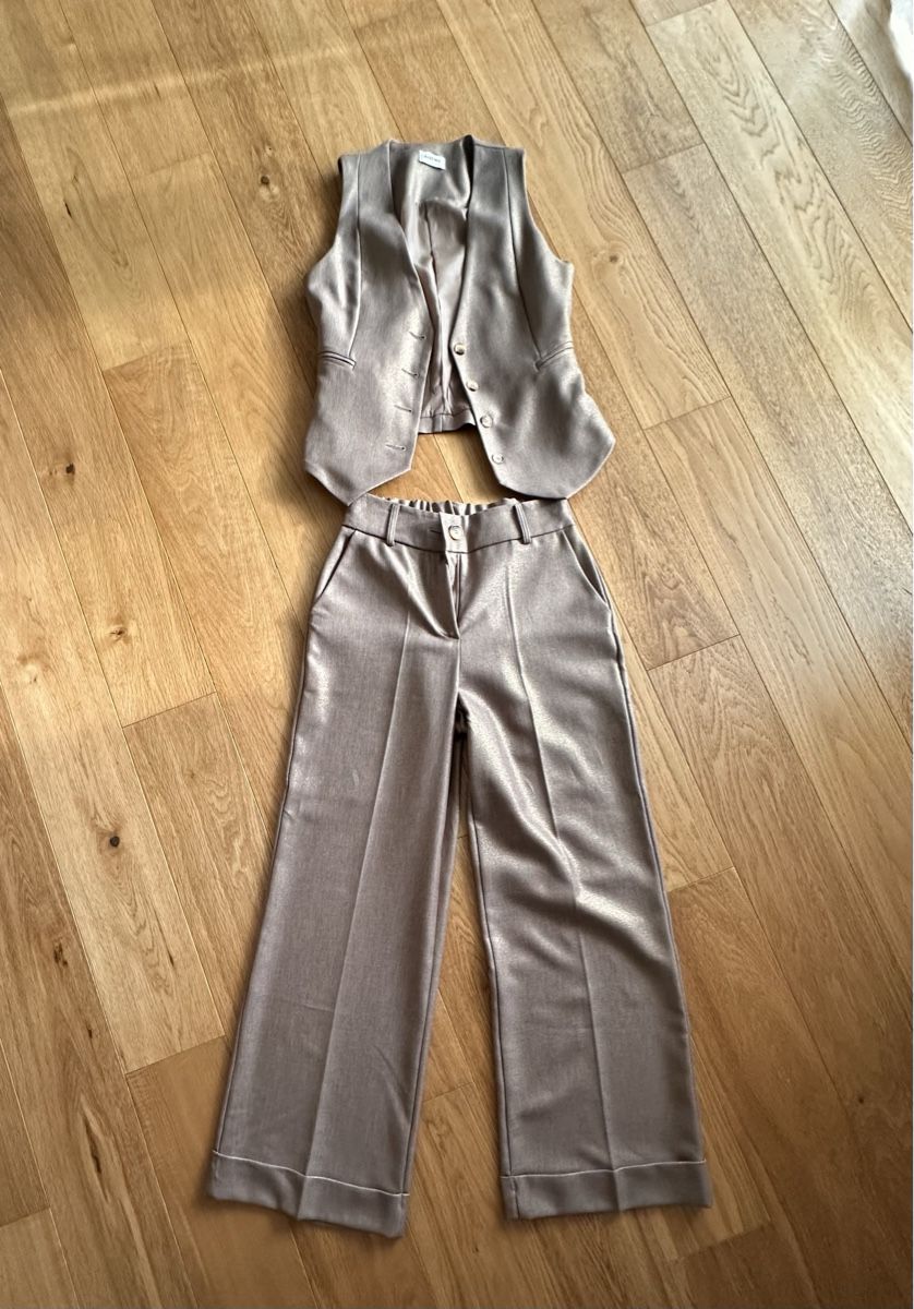 Completi & Tailleur: Hosenanzug goldig s – Nuovo (secondo la descrizione) da Pfaffhausen venduto da Klaras_second_hand 4