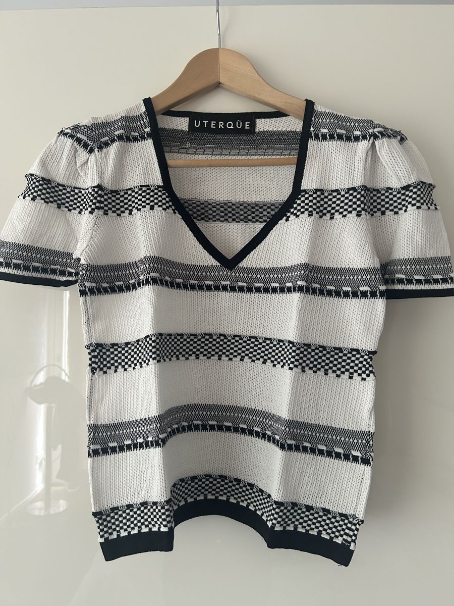 Top: Striped Uterque summer knit – Usato da Wollerau venduto da Dolder23