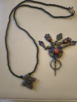 bijoux lot ancien fibule et collier Berber en argent