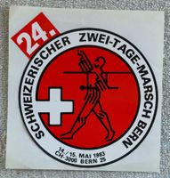 AUFKLEBER 24. SCHWEIZERISCHER ZWEI-TAGE-MARSCH 1983