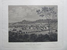 LA CHAUX-DE-FONDS  AQUATINTA