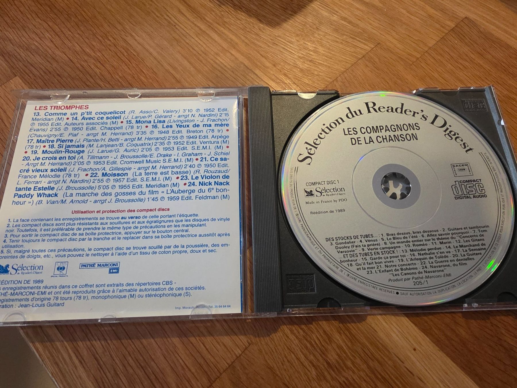 CD: Les compagnons de la chanson CD N°1 – Nuovo (secondo la descrizione) da Cudrefin venduto da sebou05 1