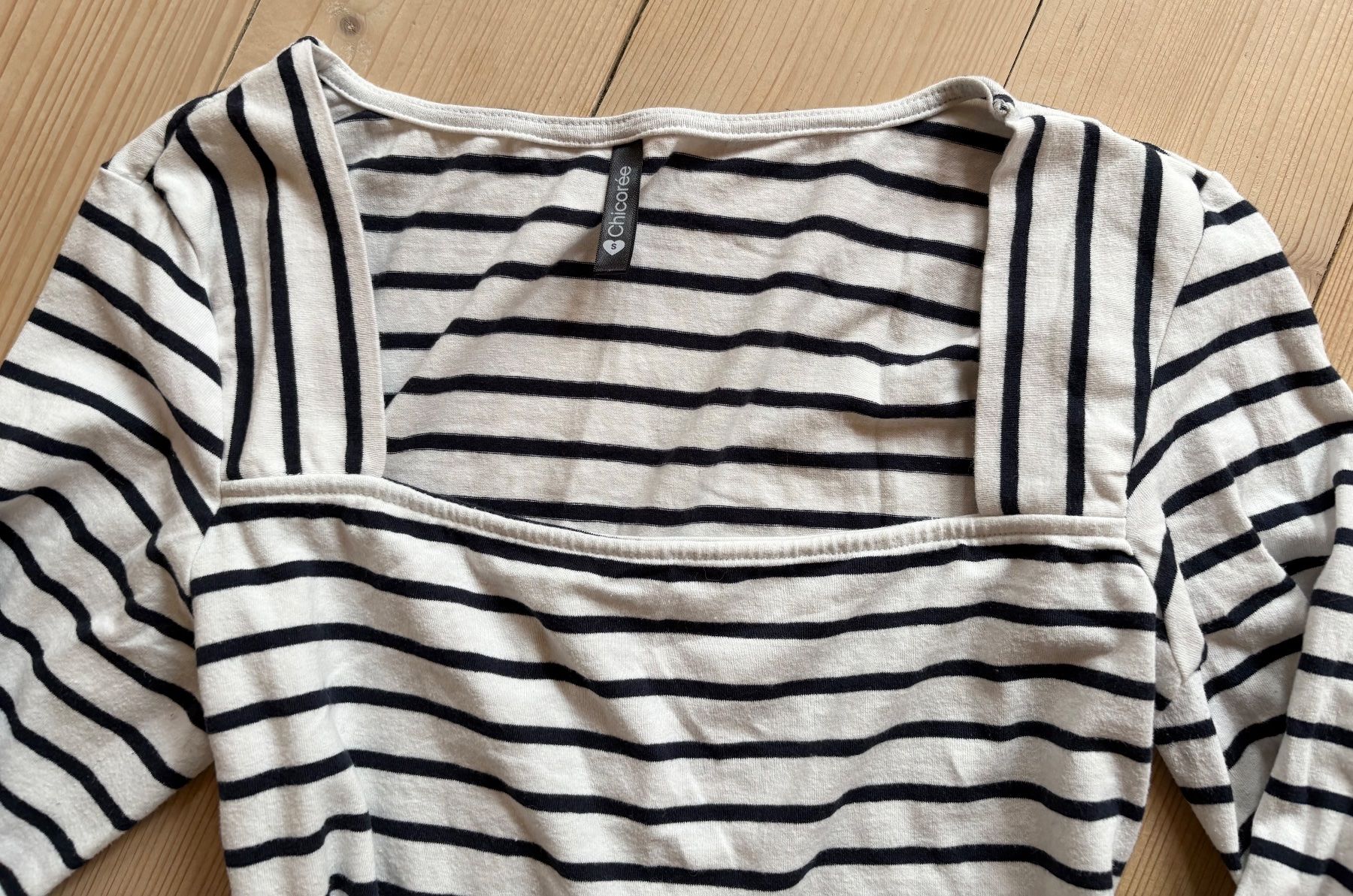Tops: Top /Pullover dünn gestreift/speziell,Chicorée,Gr.S, – Gebraucht aus Siblingen von Vany_McDougall 7