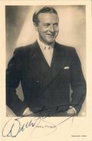 Willy Fritsch 1901-73 Autogramm Vintage Foto 9x14cm