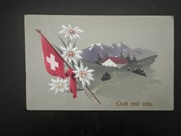 Ansichtskarte  Schweiz Edelweiss 1916   (V236)