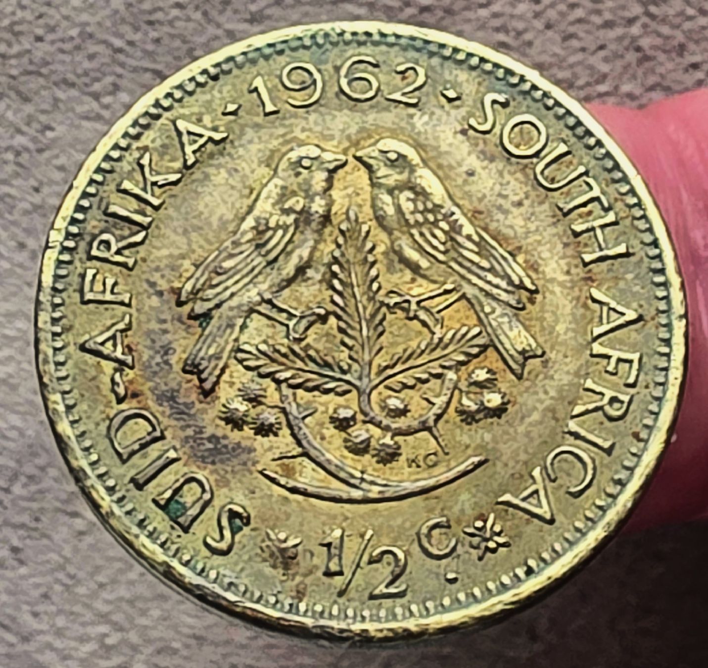Toutes les monnaies: SÜDAFRIKA 1/2 CENT 1962 – D'occasion à winterthur par CoinPassion