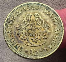 SÜDAFRIKA 1/2 CENT 1962
