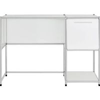 Schreibtisch Cubo Weiss Metall 114.5 cm