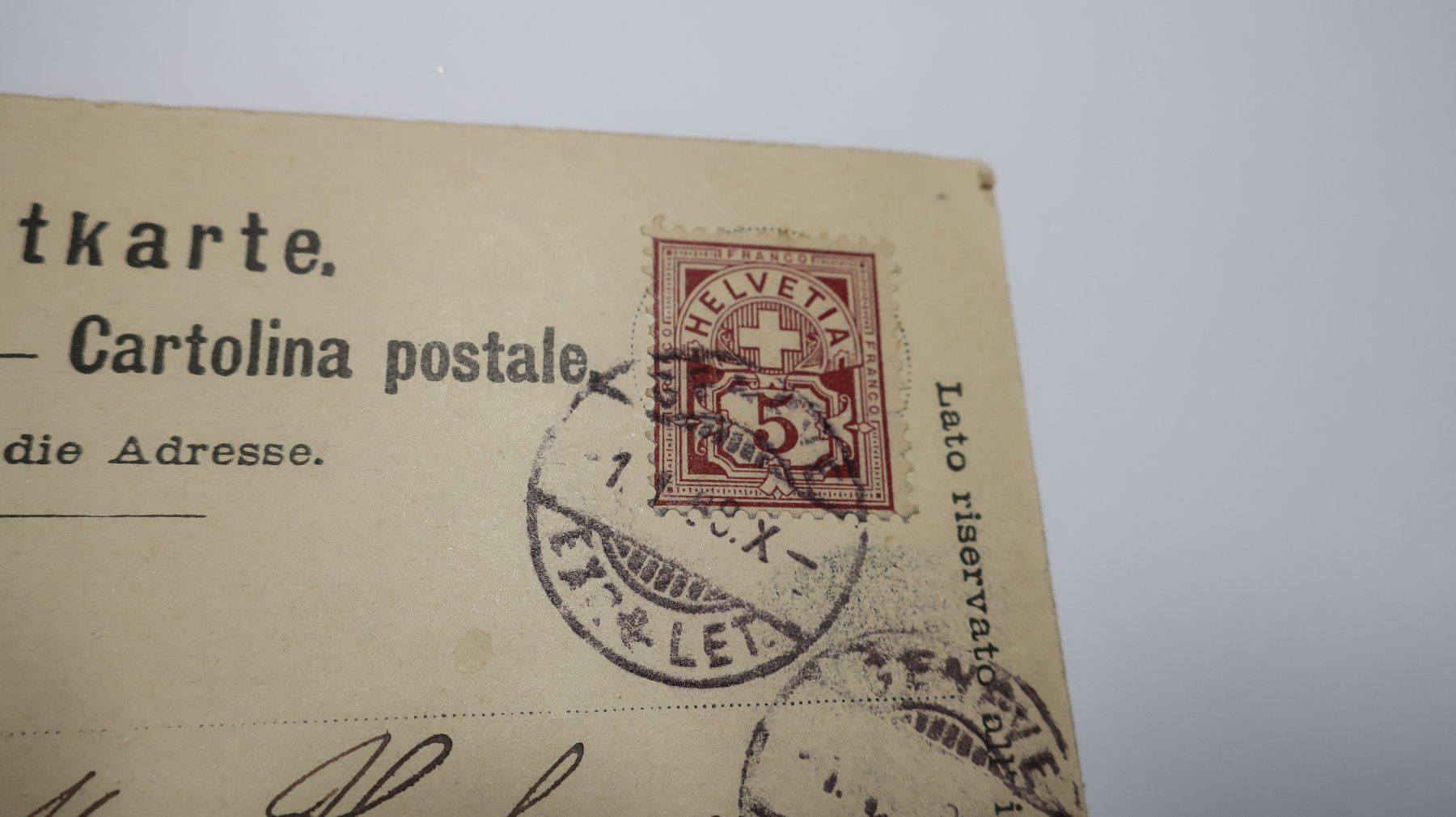 Cartoline postali: Genève et les Alpes – Difettoso da Cormoret venduto da Pascalll2001 8