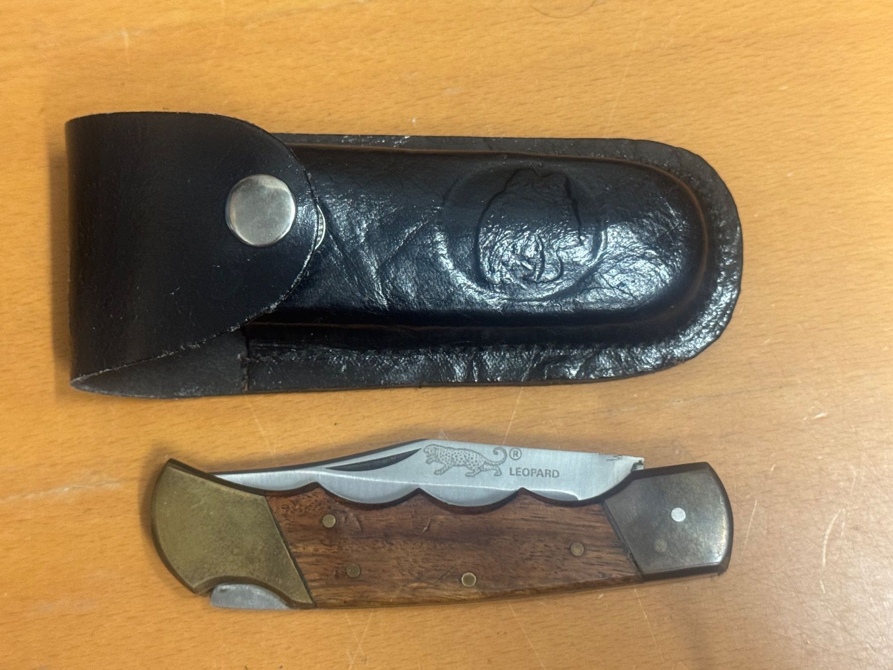 Coltelli tascabile: Vintage LEOPARD Taschenmesser – Usato da Kaiseraugst venduto da Drasa 1