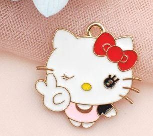 Hello Kitty Anhänger: Hello Kitty: 1 pendentif – Neu und originalverpackt aus Lutry von kylab7