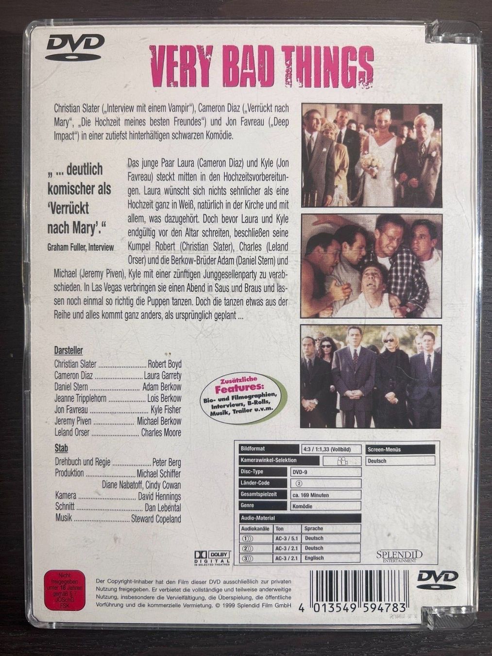 Tutti i DVDs: Very Bad Things – Usato da Zürich venduto da FilmFreunde 1