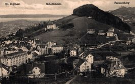 St. Gallen mit Scheffelstein und Freudenberg