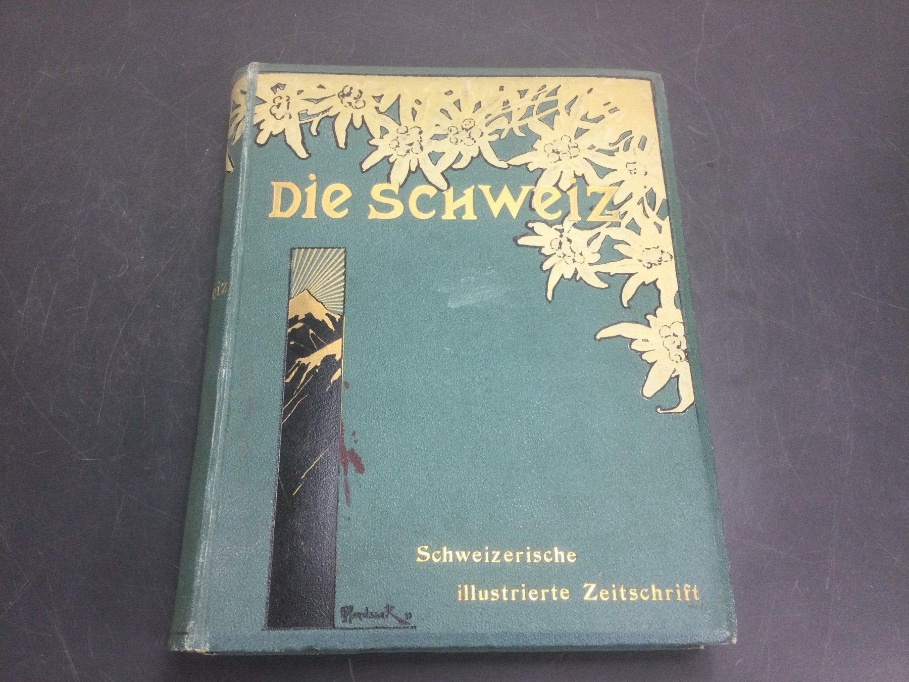 Outils anciens: Feegletscher Saasthal Schweizer Illustrierte Zeitschrift – D'occasion à Wangen SZ par kuriosum12 9