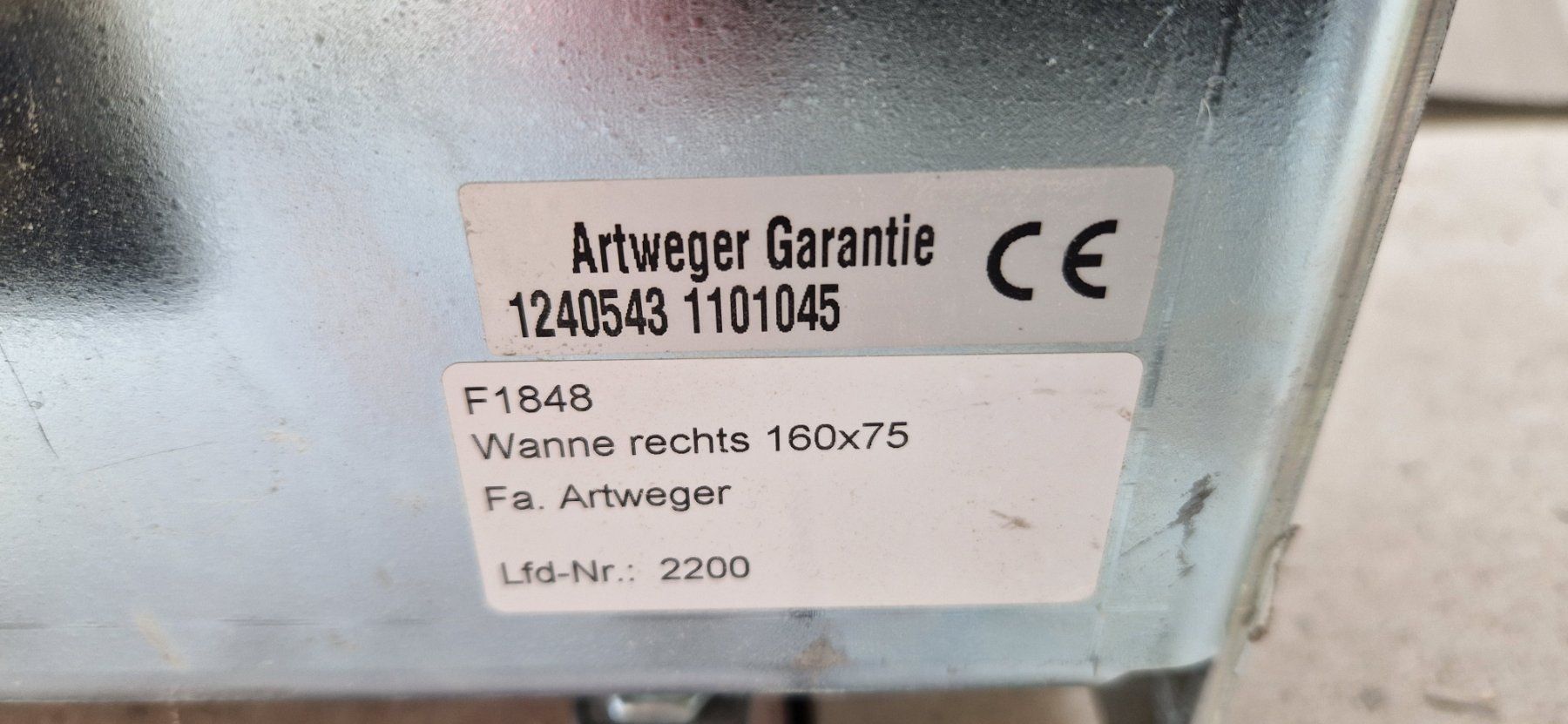 Artweger Vasche da bagno: Badewanne mit verstellbarem Sitz und Türe – Usato da Hittnau venduto da cornel.knobel 4