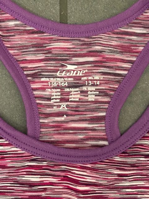 Camicette, T-shirt & Top: Sport-Top, Mädchen, Gr. 158/164, violet – Usato da Uster venduto da sanura01 2