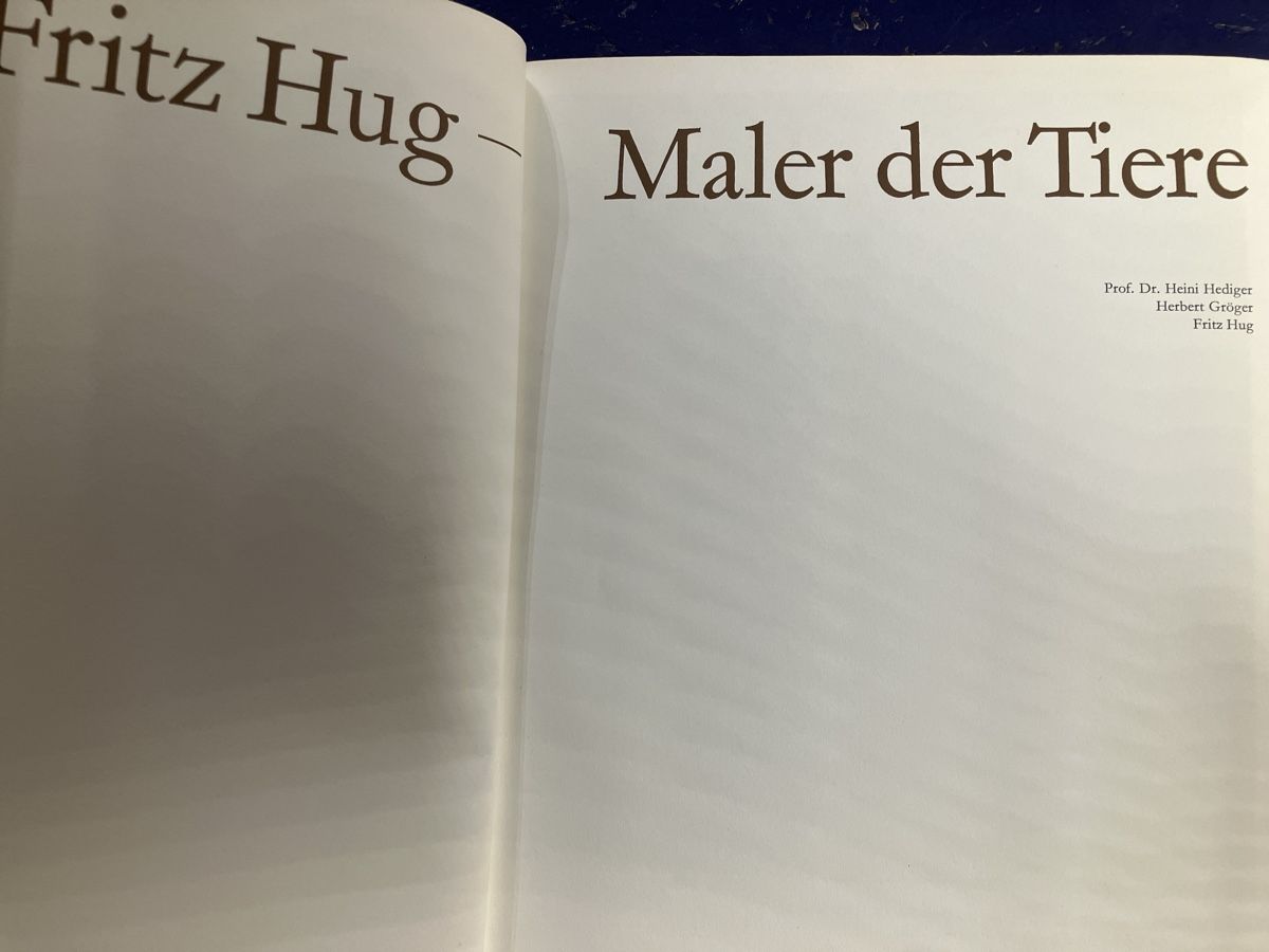 Libri: Fritz Hug Maler der Tiere Buch – Usato da Erlenbach im Simmental! venduto da Simmentaler-Perlen 5
