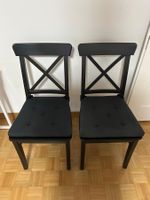 2 Ikea Stühle Rosentorp schwarz