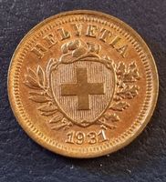 1 RAPPEN JAHR 1931 - SCHWEIZ