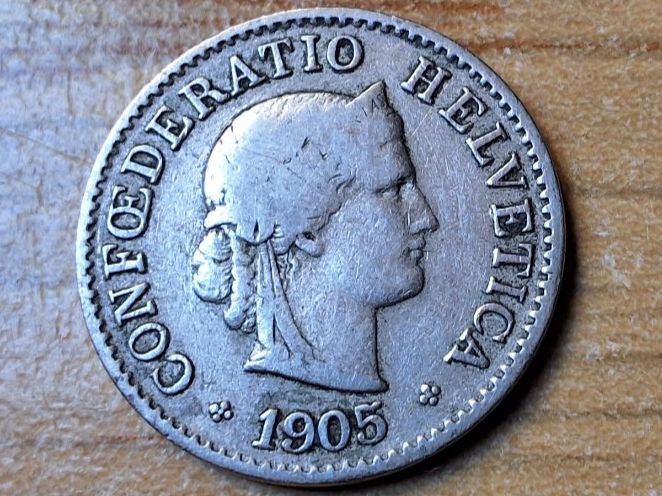 Tutti le monete: 5 Rappen 1905 – Usato da Münchenstein venduto da purbach1