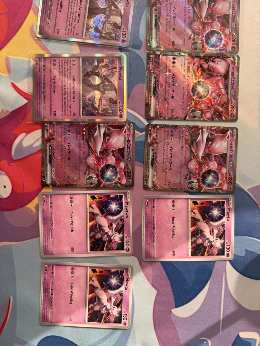 Pokémon Cartes à collectionner: Seltenes Mewtwo Set ab1.- – D'occasion à Muttenz par keve999 2
