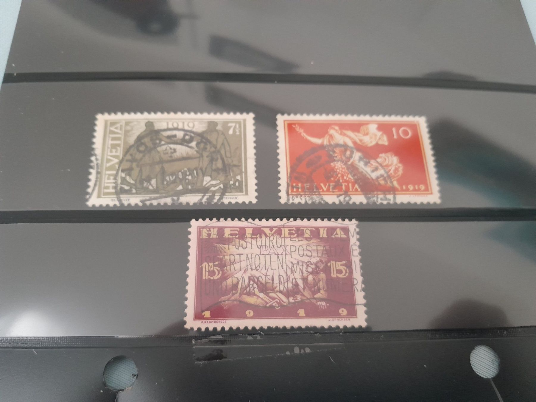 Tutti i francobolli: Schweiz Michel 146-148 – Usato da Marly venduto da globetrotter1723