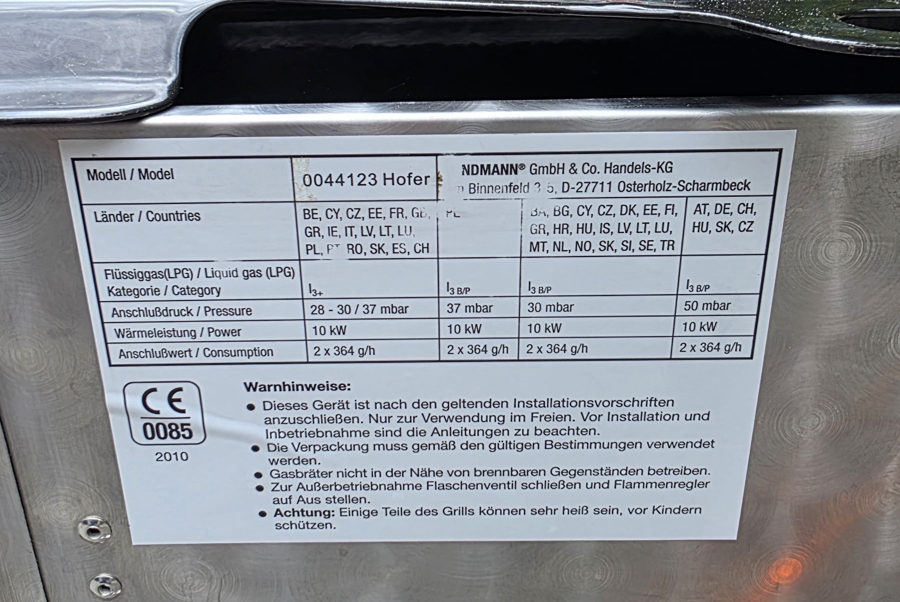 Griglie: Gasgrill + Bräter in einem, Top Zustand. – Usato da Staad SG venduto da oli7877 6