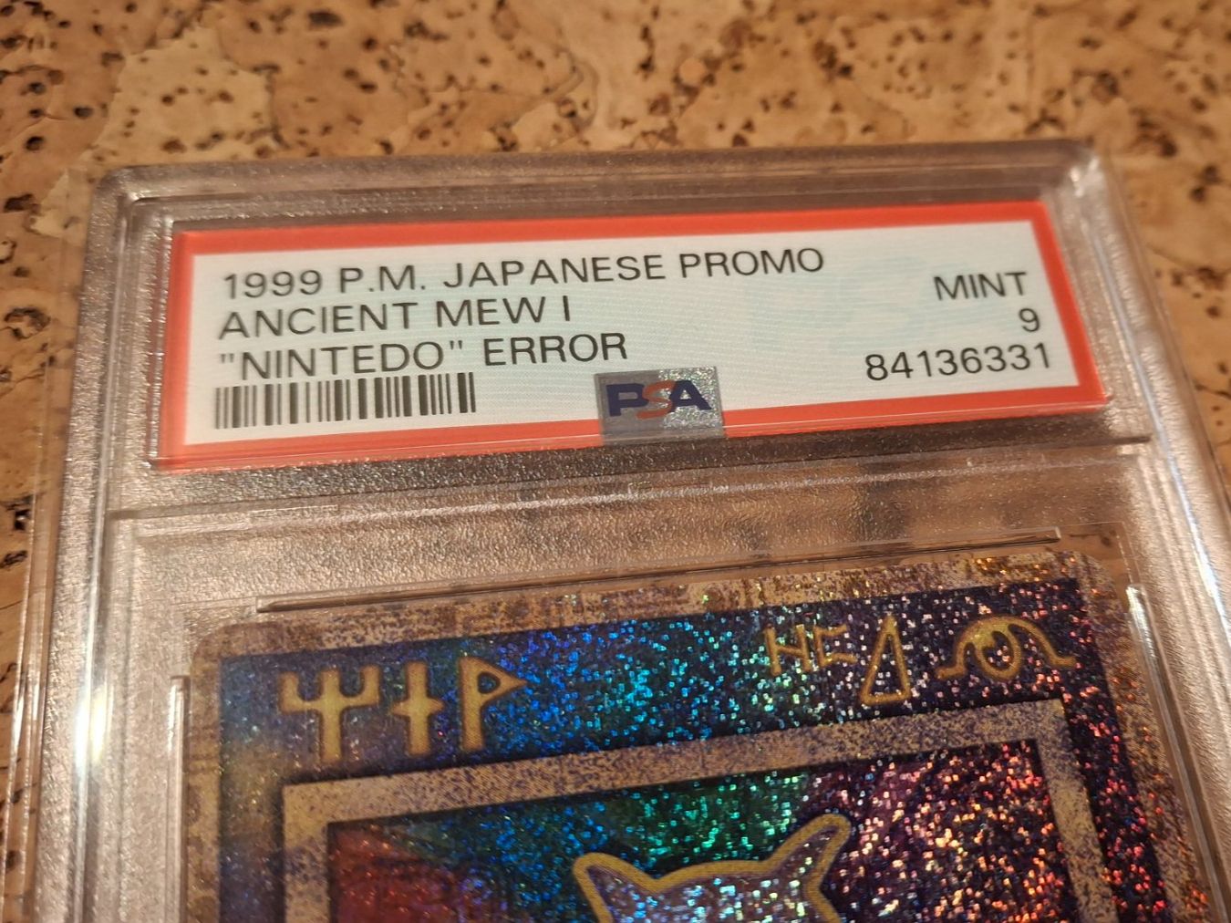 Pokémon Sammelbilder & Trading cards: Ancient Mew PSA 9 "Nintedo" error 1999 – Neu und originalverpackt aus Charrat von Magmar 2