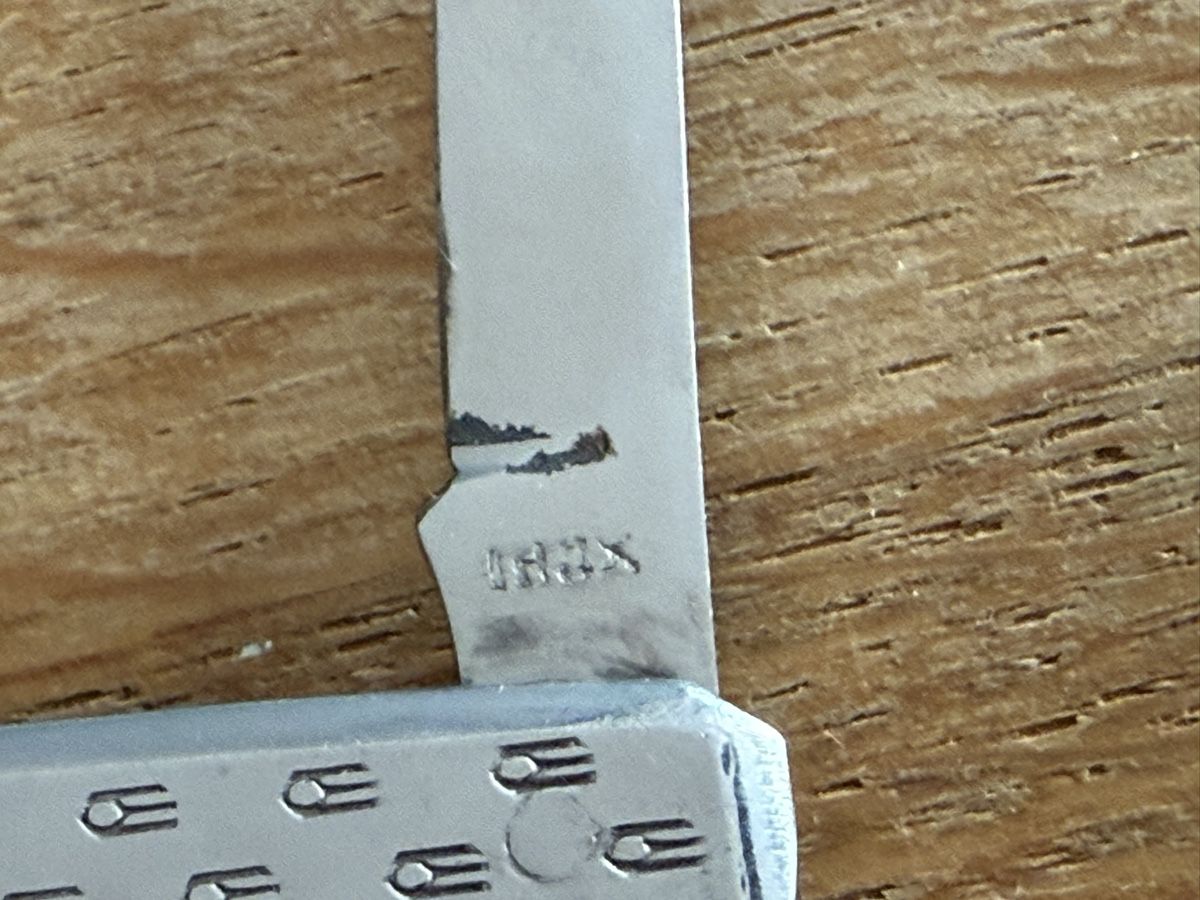 Taschenmesser: Antikes Taschenmesser Sackmesser Metal – Gebraucht aus Goldach von Messerguru 5
