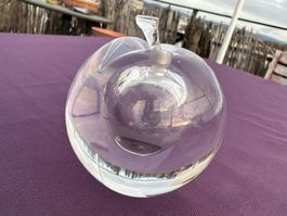 Kosta Boda Glasapfel Vase Apfelstil-Deckel Parfumflasche