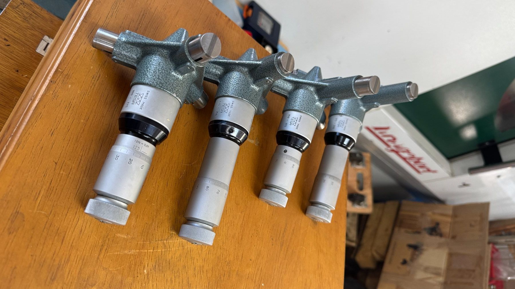 Tesa Misurare: Messmikrometer Set TESA IMICRO Swiss Made 100 -200mm – Usato da Magden venduto da Fmtech