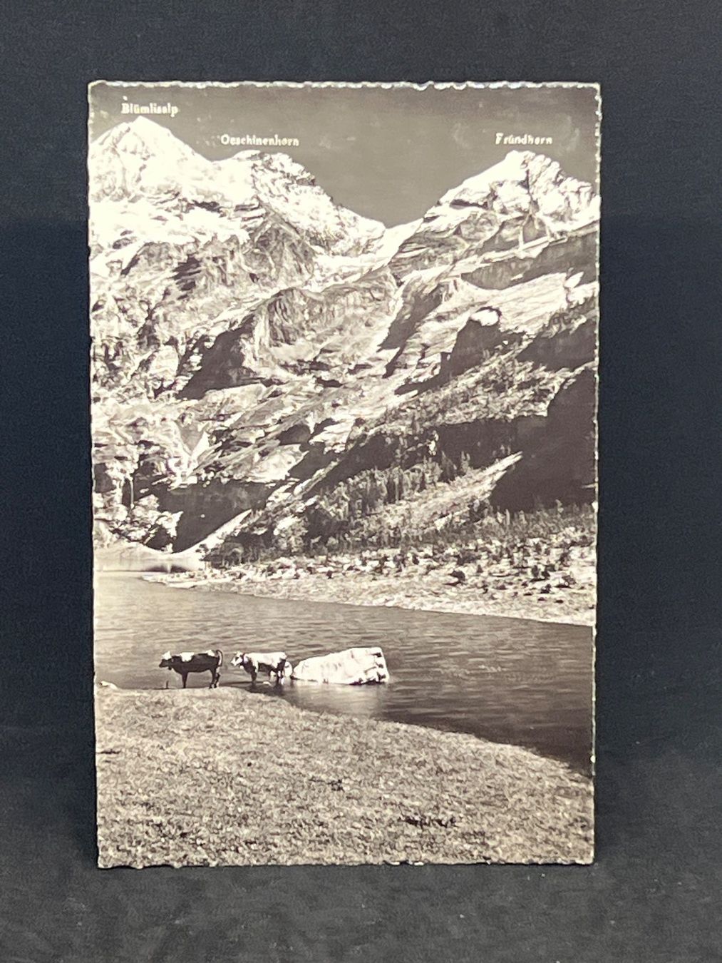 Cartoline postali: Oeschinensee, Blümlisalphorn – Usato da Widnau venduto da Brusi9