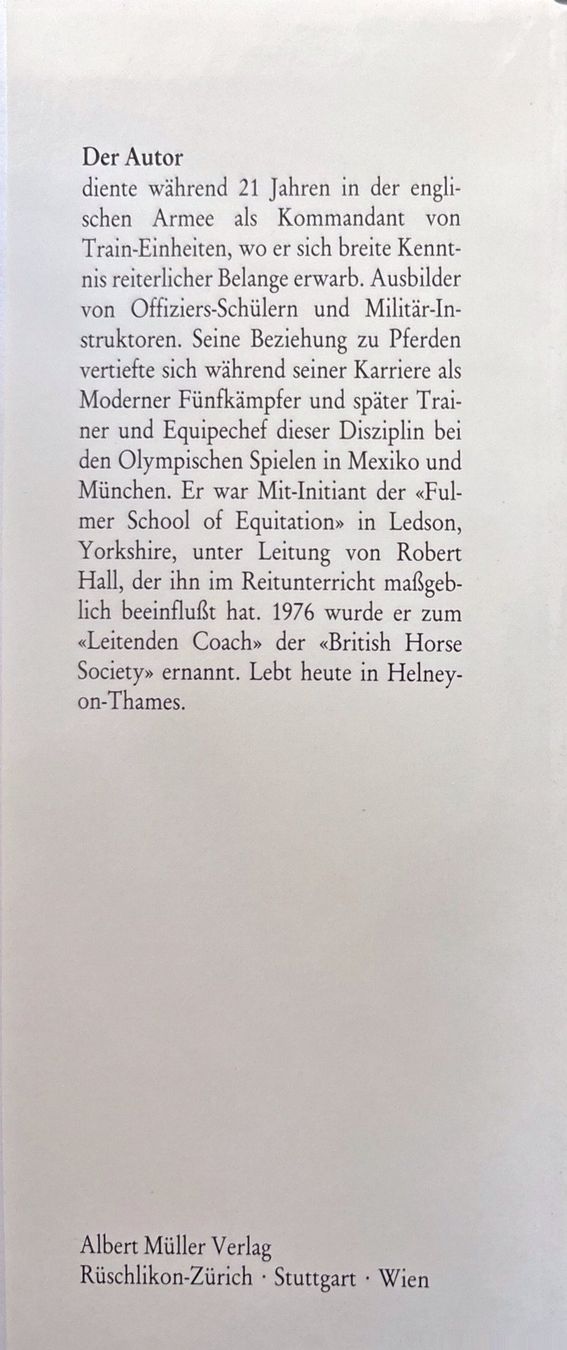 Libri: Monty Mortimer, Reit-Lehrbuch – Nuovo (secondo la descrizione) da Sarnen venduto da Livres 3