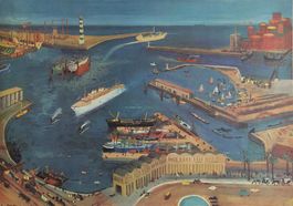 Schulwandbild "Meerhafen"