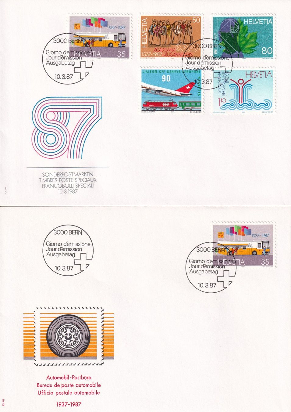 Tutti i francobolli: Lot 8 Briefe FDC 1986 - 1987 – Usato da Rossa venduto da becky05 1