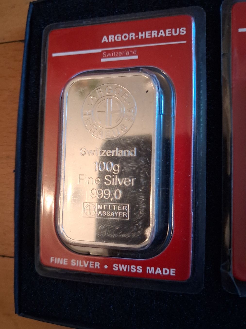 Métaux précieux: Silberbarren 3x100gr. – D'occasion à Gerlafingen par Ultramarathon 6